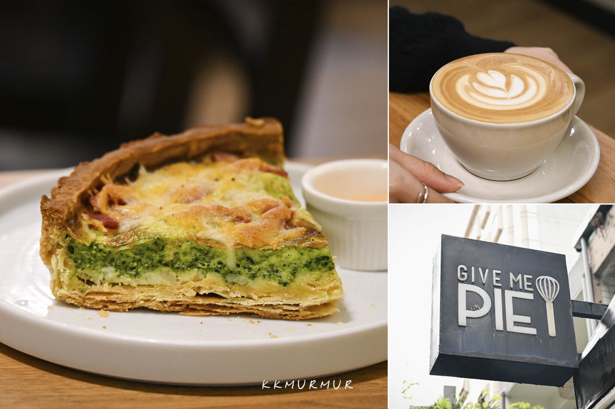【GIVE ME PIE】各種法式鹹派吃起來,手工派皮與法國奶油的美好|松江南京咖啡廳推薦|手工鹹派專賣店 - 老K嘴一下